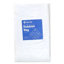 NXP Rubbish Bag LDPE 80L 920 x 650mm 40mu White Pack 50