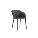 Aurora 4 Leg Chair Dark / Black Base