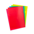 Cargo L Shaped Pockets A4 150 Micron Assorted Colours Pack 12