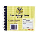Spirax 504 Cash Receipt Book Duplicate No Carbon Required 50 Pages