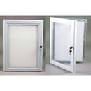 Manhattan Poster Frame Outdoor Lockable A1 Silver
