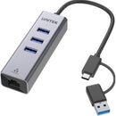 Unitek 4-in-1 USB Multi-port Hub with 2-in-1 Connectors