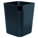 Esselte SWS Waste Paper Bin Plastic Square 30L Black