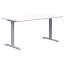 Pryme Fixed Height Desk 1800x800 Snow / Silver
