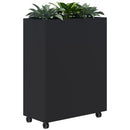 Rapid Planter Mobile w/ Leafy Plants 900Wx1200Hmm Black