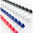 Binding Coil Plastic 20 Ring 44mm White Box 50