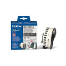 Brother Labelling Tape Continuous Length Paper QL DK-22214 12mm x 30.48m Black On White