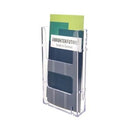Deflecto Lit Loc Brochure Holder Modular Linking DLE Clear