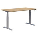 Pryme Premium Electric Desk 1800x800 Oak / Silver