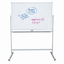 Boyd Whiteboard Lacquered Steel Mobile Pivoting 1200 x 1500mm