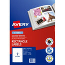 Avery Labels Laser Printer 959768 / L7768 199.6 x 143.5mm 2 Per SheetGloss Pack 50