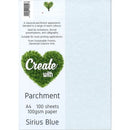 Direct Paper Parchment Paper 100gsm A4 Sirius Blue Pack 100