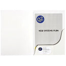 Marbig Presentation Folder Single Pocket Gloss A4 White Pack 20