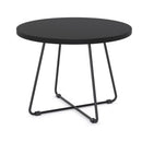 Zion Coffee Table Round 600mm Black / Black