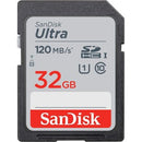 SanDisk Ultra Memory Card SDHC C10 UHS-I 120MBS 4x6 32 GB