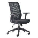 Mondo Gene Task Chair Mesh 2 Lever with arms High Back Black