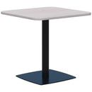 Classic Square Table 900x900 Silver Strata/Black