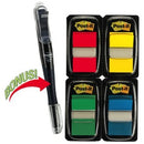 Post-it Adhesive Flags 680-SH2 Value pack 25 x 43mm Assorted Colours Pack 4