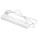 Dynamix Powerboards & Wall Chargers Double Spaced 4 Port 0.9m