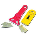 Scraper Heavy Duty Deluxe Retractable Red
