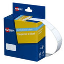 Avery Rectangle Labels Dispenser Hand Writable 937209 24 x 13mm WhitePack 900