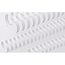 RENZ Premium Binding Coil Wire 23 Ring 32mm White Pack 25