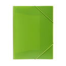 Marbig Document Wallet Polypropylene Elastic Closure A4 Lime
