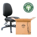 Mondo Java Task Chair High Back 3 Lever Black Unassembled