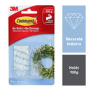 3M Command Hook Medium Clear Pack 2