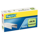 Rapid Staples No. 24/6 20 Sheet Box 1000