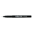 Artline 220 Fineliner Pen Super Fine 0.2mm Black