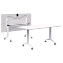 Pryme Flip Table 1500x750 Snow / White