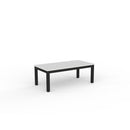 Cubit Coffee Table 1200Wx600D White Top / Black Frame