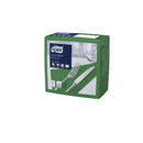 Tork Edge Emboss Napkin Dinner 4 Fold Green Pack 150