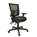 Metro II 24/7 Task Chair Mid Back Mesh 3 Lever with Arms Black
