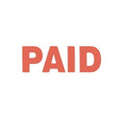 Dixon Self-Inking Stamp 049 'Paid' Red