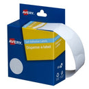 Avery Dot Stickers Dispenser 937293 32mm Round White Pack 350