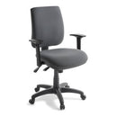 Sport 3.40 Task Chair Mid Back 3 Lever With Arms Quantum Storm