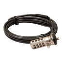 Dynamix 2m Locking Security Cable For Use With Kensington Security Slot