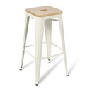 Eden Industry Bar Stool With Ash Timber Top