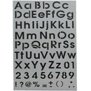 5 Star Stencil Letters & Numbers A4
