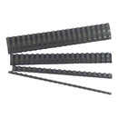 GBC Binding Coil Plastic 21 Ring 6mm Black Box 100