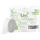 Livi Everyday 7006 Jumbo Toilet Tissue 2 Ply 300m Per Roll White Carton8