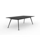 Team Boardroom Table 2400W x 1200D Black / Black
