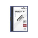 Durable Duraclip Report Cover Slide Clip A4 3mm Dark Blue