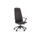 Aero Highback Black Leather Unassembled