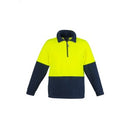 Syzmik Day Only Fleece Jumper Yellow/Navy 3XL