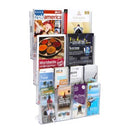 Deflecto Lit Loc Brochure Holder Wall System 4 Tier 4 Pocket A4 8 PocketDLE Clear