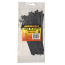 Powerforce Metal Cable Tie 316ss Stainless Steel Coated  200mm x 8mm 50pk