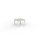 Cubit Coffee Table 600wx600d Nordic Maple Top / White Frame